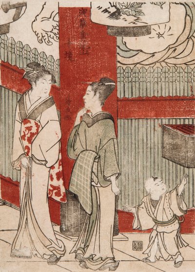 Woodcut by Torii Kiyonaga